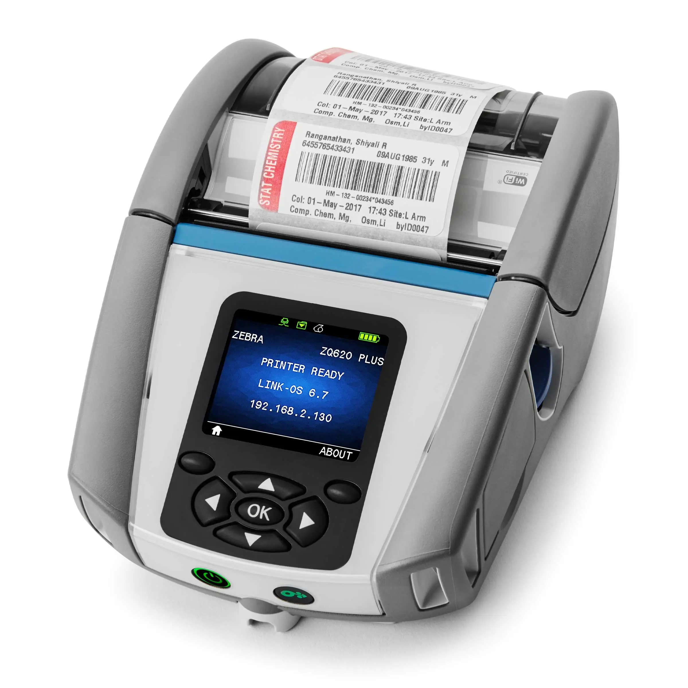 Imprimante mobile ZEBRA ZQ620-HC